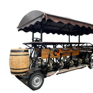 Bruincafé op wielen, trapkroeg, bierfiets