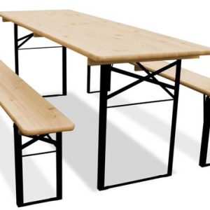 Biertafel set met banken | Luxe uitvoering