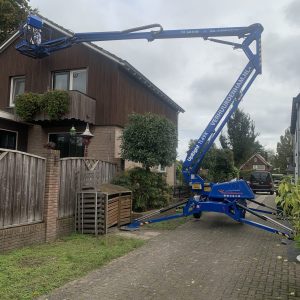 Knikarm aanhanger 17 meter w/h