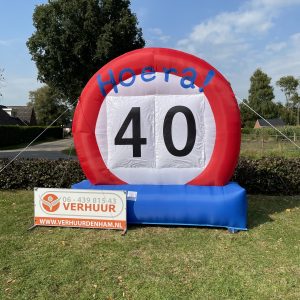 Leeftijdsbord hoera!