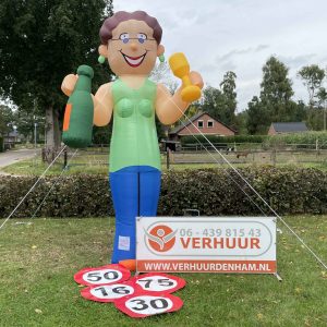 Wijnfles/glas 3.8 meter