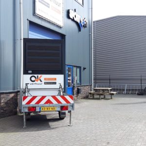 Tekstkar Reclame aanhangwagen