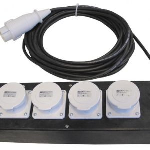 Verdeelblok 4-voudig 10 m