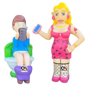 Jubileumset Abraham op toilet & Sarah Aso